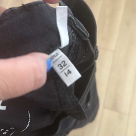 LOFT Faded Black Polka Dot Skinny Jeans - Picture 5 of 7